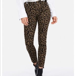 Express Leopard Jeans